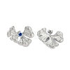 304 Stainless Steel Leaf Stud Earrings for Women EJEW-K281-28P-2