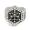 304 Stainless Steel Ring RJEW-B055-01AS-04-2