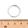 Rhodium Plated 925 Sterling Silver Adjustable Rings RJEW-S397-01P-11-5