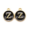 Golden Plated Alloy Charms LS-ENAM-S118-02Z-1