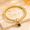 304 Stainless Steel Twist Cable Bangles WG24028-06-1