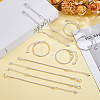 15Pcs Brass & Iron Snake Chains Bracelets for Women BJEW-ME0001-24-5