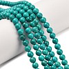 Natural Howlite Beads Strands G-Z149-A01-6mm-1