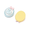 Opaque Resin Cabochons CRES-M037-08D-3