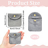 12Pcs Velvet Jewelry Storage Bags with Snap Button for Earrings Rings Bracelets ABAG-UN0001-17D-3
