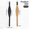 2Pcs Adjustable Microfiber Saddle Straps AJEW-CL0005-52-2