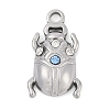 304 Stainless Steel Rhinestone Pendants X-STAS-L022-478P-1