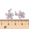 Brass Micro Pave Cubic Zirconia Pendants KK-U067-03P-03-3