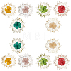 SUNNYCLUE 12Pcs 6 Colors Transparent Clear Epoxy Resin Cabochons CRES-SC0001-89-1