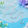1 Strand Glass Beads Strands LAMP-TADJ0001-04C-4