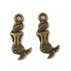 Tibetan Style Alloy Pendants TIBEP-Q088-004AB-RS-1