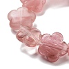 Cherry Quartz Glass Beads Strands G-F769-B01-01-4