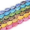 Natural Freshwater Shell Carved Beads Strands SHEL-N038-25-1