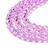 Transparent Gradient Color Glass Beads Strands GLAA-G101-2mm-15-6