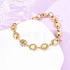 304 Stainless Steel Oval Link Chain Necklaces & Bracelets Sets for Women SJEW-F228-01G-3