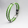 Imitation Leather Multi-strand Bracelets for Women Men WG7AE3D-07-1