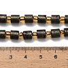 Natural Gold Pyrite/Golden Pyrite Beads Strands G-F833-K01-01-5