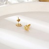 304 Stainless Steel Stud Earrings for Women FU7169-1-2