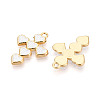 304 Stainless Steel & Enamel Pendants STAS-T073-62B-G-2