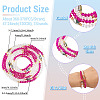 Glass Beaded Adjustable Waist Chains for Women AJEW-TA0005-78C-4