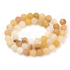 Natural Topaz Jade Beads Strands G-T106-248-3