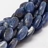 Oval Natural Kyanite/Cyanite/Disthene Bead Strands G-O139-01H-1