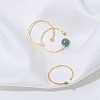 Brass Cuff Ring Settings KK-P337-01G-2