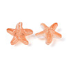 Frosted Glass Beads FGLA-T005-01G-2