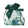 Rectangle Lace Organza Drawstring Gift Bags LS-OP-K002-02-1