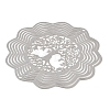 201 Stainless Steel 3D Rotating Hanging Wind Spinner STAS-B122-01P-04-2