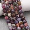 Natural Plum Blossom Tourmaline Beads Strands G-D110-A01-01-1