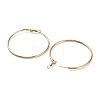 Ring 304 Stainless Steel Hoop Earrings for Women Men EJEW-B049-02F-G-2