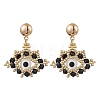 Glass Seed Beads Stud Earrings EJEW-MZ00270-3