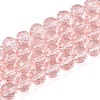 Transparent Glass Bead Strands GLAA-R095-10mm-34-1