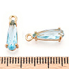 Faceted Glass Pendants GLAA-T010-004E-3