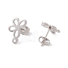 201 Stainless Steel Stud Earring Findings EJEW-A071-06P-2