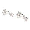 Alloy Clip-on Earring Findings FIND-L015-004P-2