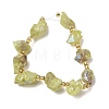 Electroplated Raw Rough Natural Amethyst Beads Strands G-Z131-J02-04-3