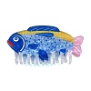 PVC Plastic Claw Hair Clips for Women Girl OHAR-D001-01A-1