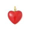Brass Enamel Pendants KK-Z107-03G-1
