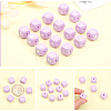 26Pcs 26 Style Silicone Beads SIL-CA0001-36-3