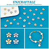 Unicraftale 100 Pcs 2 Colors 304 Stainless Steel Bead Caps STAS-UN0054-96-5