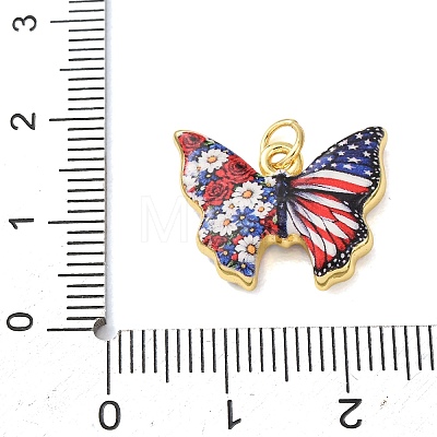 Printed Brass Pendants KK-CBA8989-02A-1