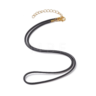 Eco-Friendly Korean Waxed Braided Polyester Cord Necklace Making NJEW-JN04502-1