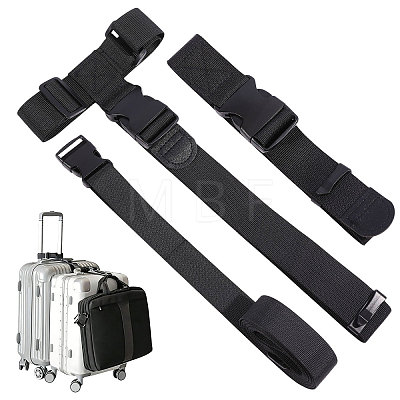 3Pcs Nylon Luggage Straps Sets AJEW-PH0010-18-1