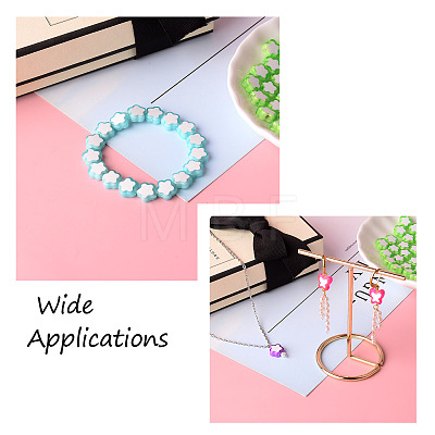 480Pcs 12 Style Transparent Acrylic Beads TACR-BT0001-04-1