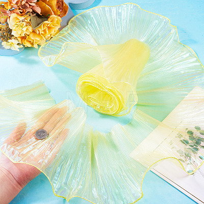 5 Yards Polyester Ruffled Ribbon OCOR-TA0004-06B-1