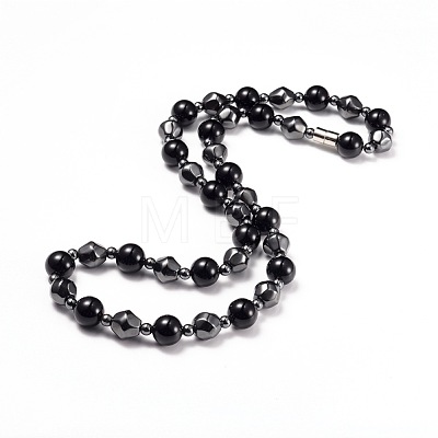 Necklaces & Stretch Bracelets & Dangle Earrings Jewelry Sets SJEW-I198-01P-1