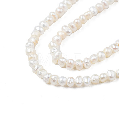 Natural Cultured Freshwater Pearl Beads Strands PEAR-N013-02B-1