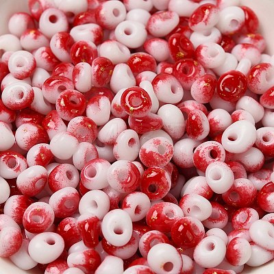 Baking Paint Glass Seed Beads SEED-F006-01A-06-1